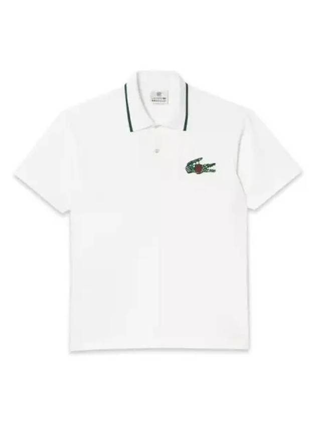 Clat polo short sleeve t shirt white - LACOSTE - BALAAN 1