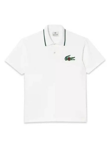 Clat polo short sleeve t shirt white - LACOSTE - BALAAN 1