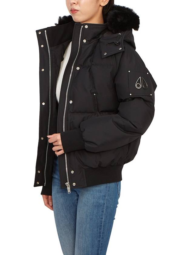 Cloud Padded Bomber Jacket Black - MOOSE KNUCKLES - BALAAN 10