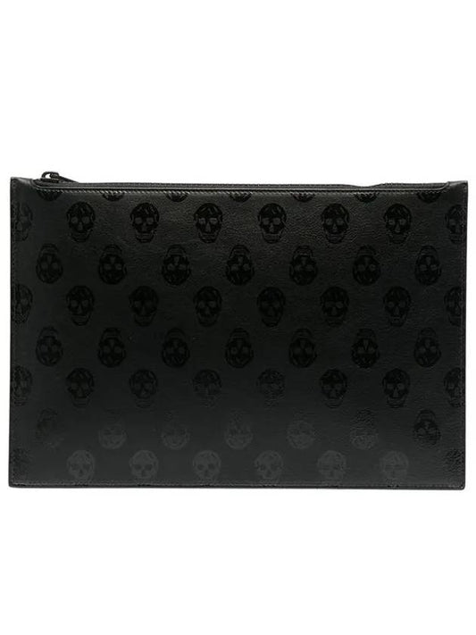 Biker Skull Clutch Bag Black - ALEXANDER MCQUEEN - BALAAN 2