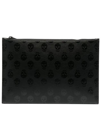 Biker Skull Clutch Bag Black - ALEXANDER MCQUEEN - BALAAN 2