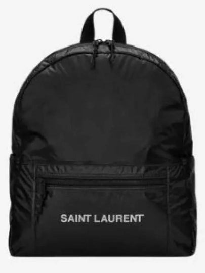 Nuxx Backpack In Nylon Backpack Black - SAINT LAURENT - BALAAN 2