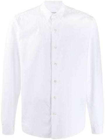 Classic Long Sleeve Shirt White - AMI - BALAAN.