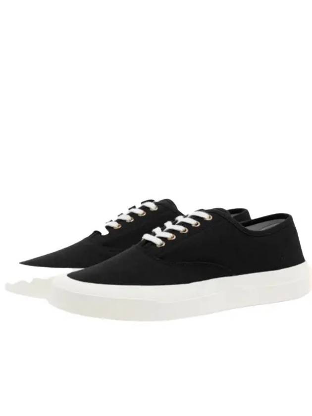 CANVAS LACED SNEAKER CU04706WW9000 BK Sneakers - MAISON KITSUNE - BALAAN 1