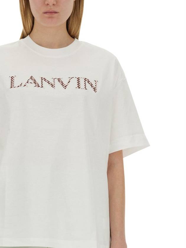 Short Sleeve T-Shirt RW TS0022 J207 P2401 WHITE - LANVIN - BALAAN 5