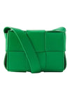 Intrecciato Cassette Small Cross Bag Green - BOTTEGA VENETA - BALAAN 2