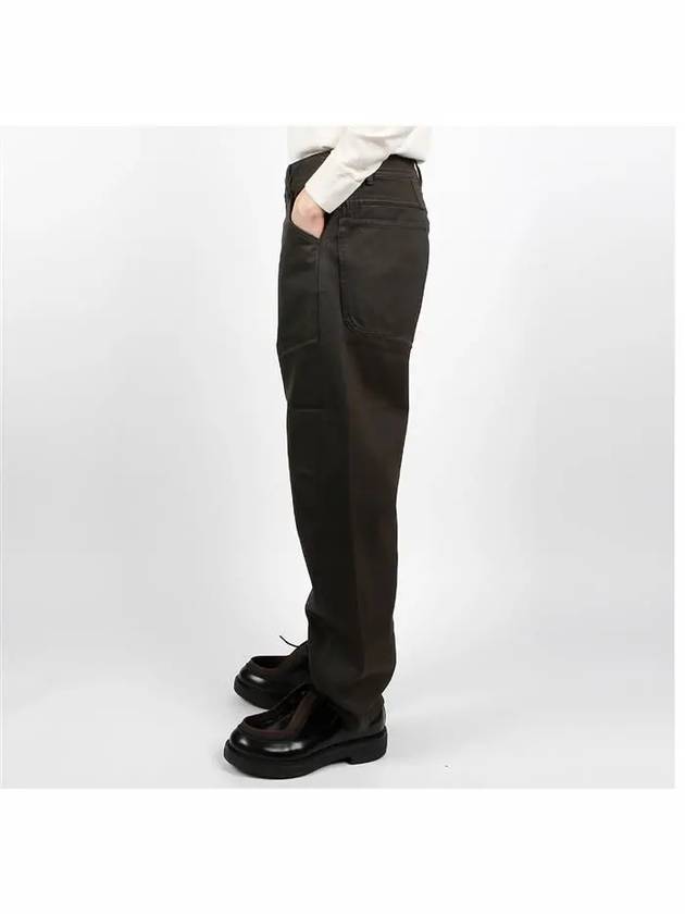 Twisted Workwear Jeans Khaki Brown - LEMAIRE - BALAAN 4