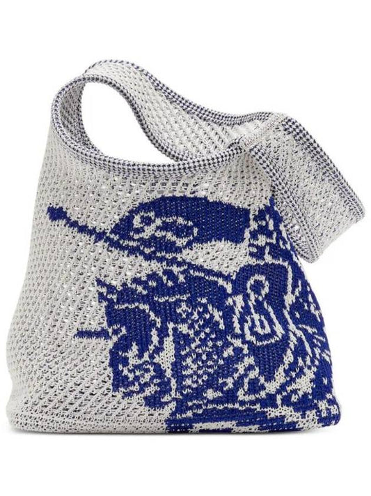 Equestrian Night Crochet Knit Bag 8090651 - BURBERRY - BALAAN