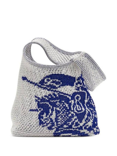 Equestrian Night Crochet Knit Bag 8090651 - BURBERRY - BALAAN 1