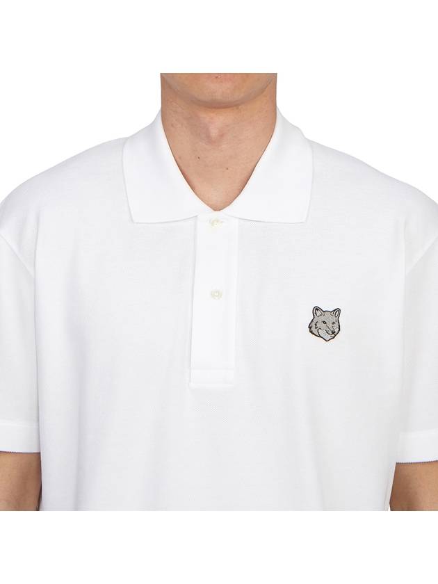 Piquet Polo Shirt White - MAISON KITSUNE - BALAAN 6