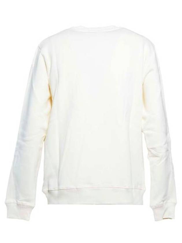 Milano Brushed Logo Sweatshirt Cream - MSGM - BALAAN 3