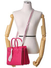 Nano Sac De Jour Leather Tote Bag Hot Pink - SAINT LAURENT - BALAAN 4