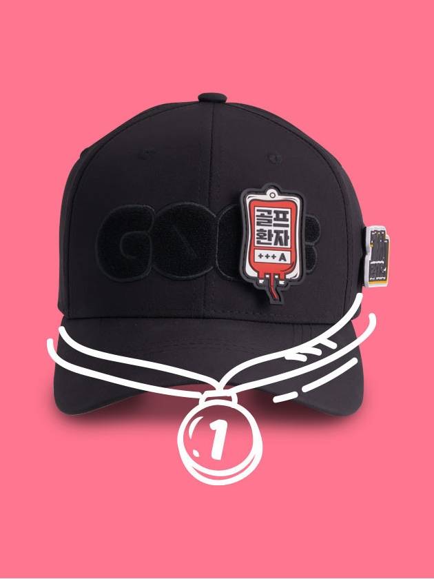 Wappen Golf Hat Black Funny Series - MULLIGUN - BALAAN 4