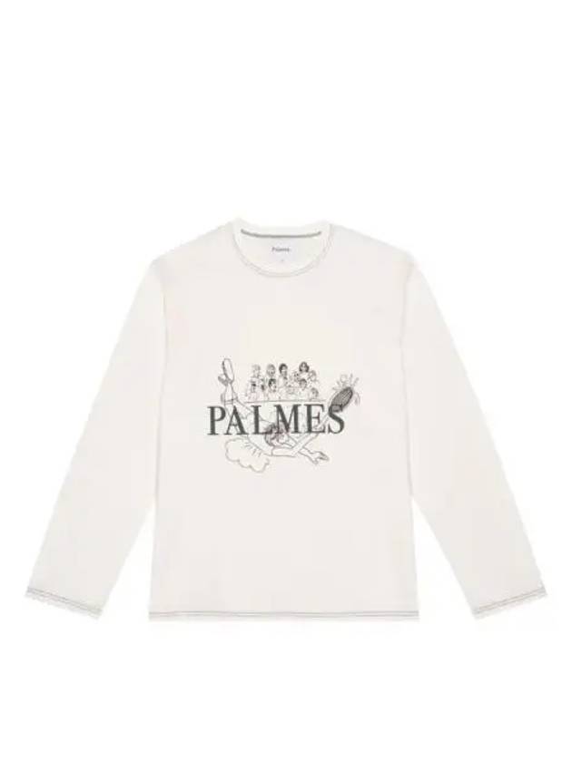 Stumble Tennis Long Sleeve T Shirt OFFWHITE Off White - PALMES - BALAAN 1