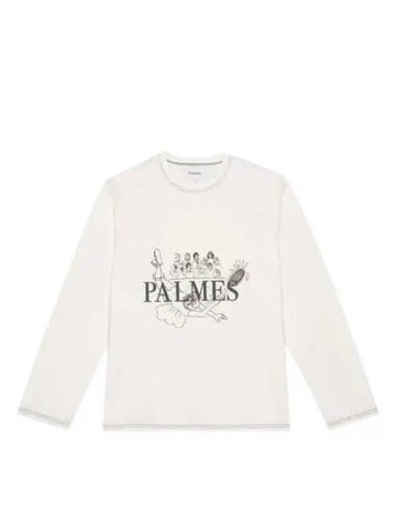 Stumble Tennis Long Sleeve T Shirt OFFWHITE Off White - PALMES - BALAAN 1