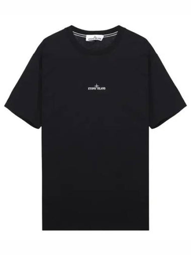 Micro logo print t shirt short sleeve - STONE ISLAND - BALAAN 1