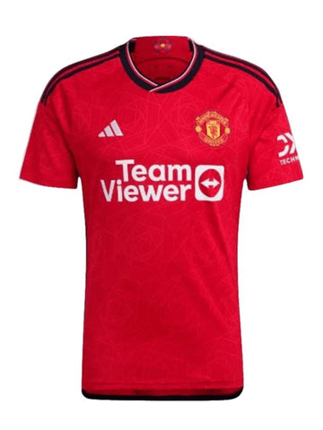 Men's Manchester United 23 24 Home Jersey Short Sleeve T-Shirt Red - ADIDAS - BALAAN 1