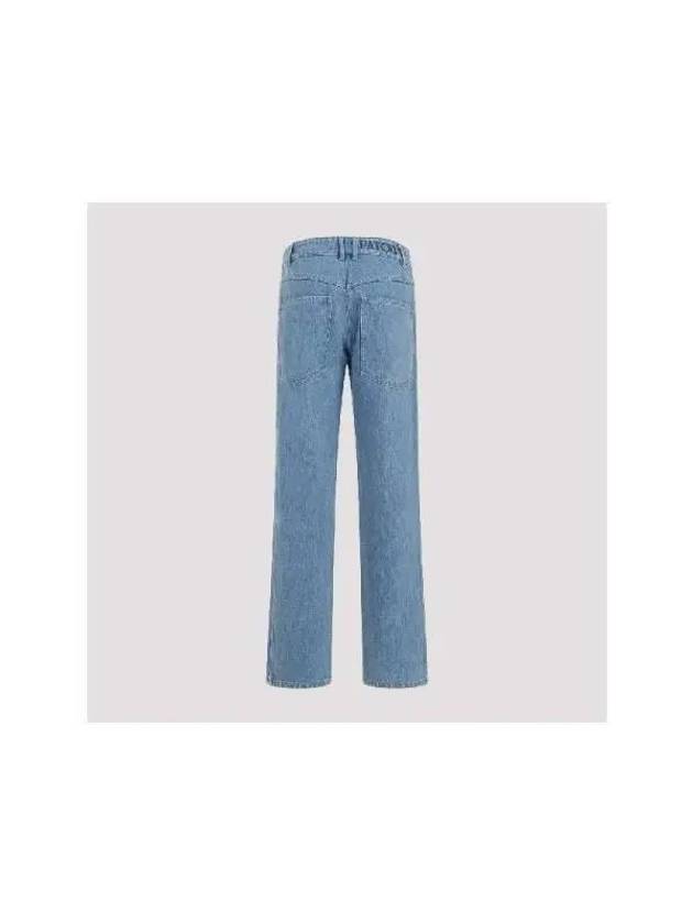 Denim Straight Pants TR0320008630B 0008 ICE BLUE 630B - PATOU - BALAAN 5