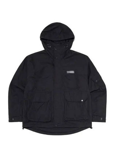 KODAK Essential Basic Hooded Jacket BLACK - KODO - BALAAN 1