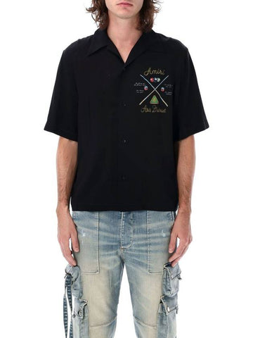 AMIRI POOL CUE BOWLING SHIRT - AMIRI - BALAAN 1