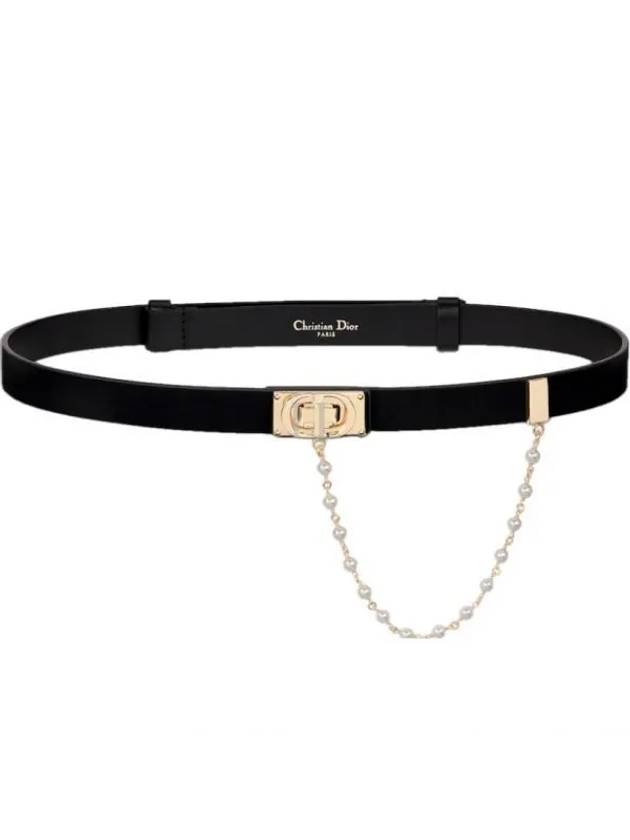 Caro  20MM Smooth Calfskin Belt Black - DIOR - BALAAN 2