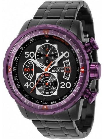 Invicta Aviator Chronograph Quartz Black Dial Men's Watch 40702 - INVICTA - BALAAN 1