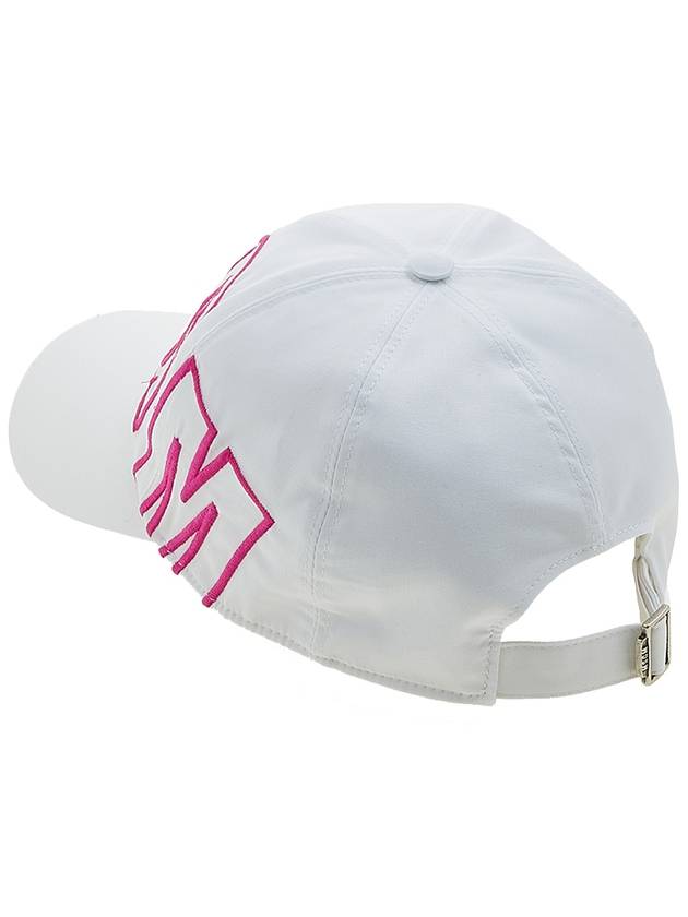 Embroidered Logo Ball Cap White - MSGM - BALAAN 4