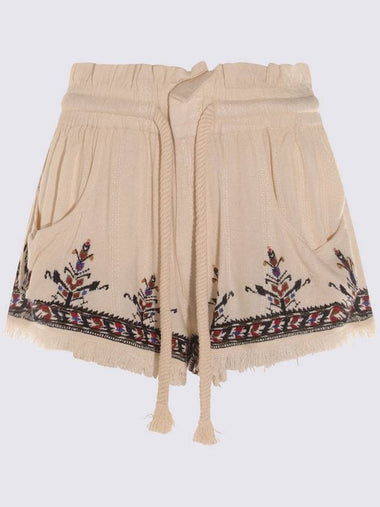 Isabel Marant Étoile Pantaloncini Beige - ISABEL MARANT ETOILE - BALAAN 1