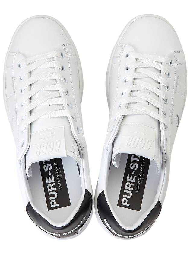 Purestar Black Tab Low Top Sneakers White - GOLDEN GOOSE - BALAAN 3