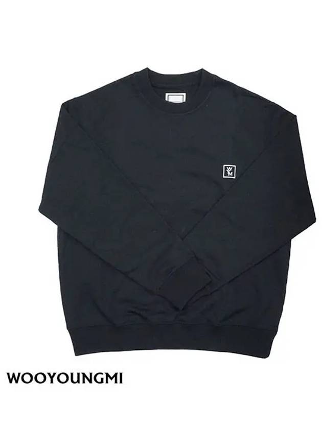 Back Logo Cotton Long Sleeve T-shirt Black - WOOYOUNGMI - BALAAN 3