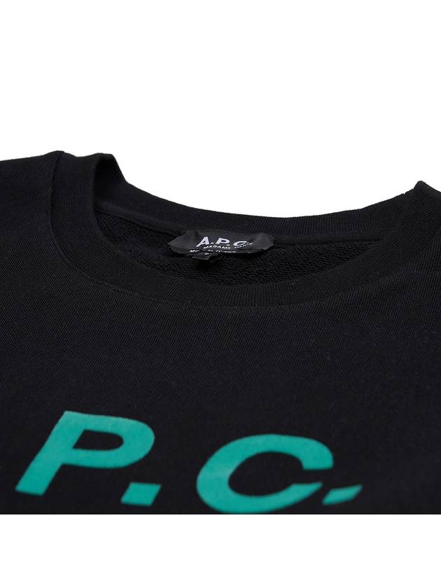 VPC Logo Crew Neck Sweatshirt Black - A.P.C. - BALAAN 6