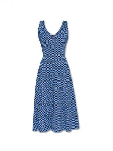 Check jacquard jersey dress 270099 - MARNI - BALAAN 1