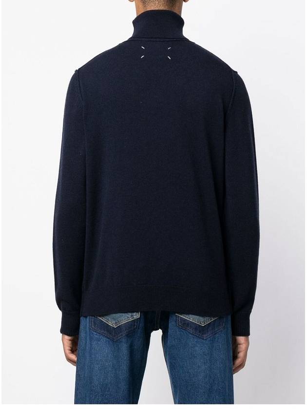 Cashmere Turtleneck Navy - MAISON MARGIELA - BALAAN 5