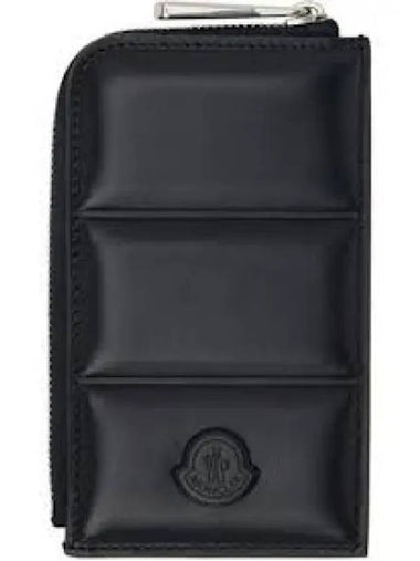 6G00003 M3492 999 Quilted Leather Card Holder 1326748 - MONCLER - BALAAN 1