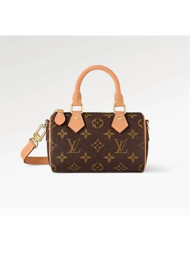 Nano Speedy Monogram Tote Bag Brown - LOUIS VUITTON - BALAAN 2