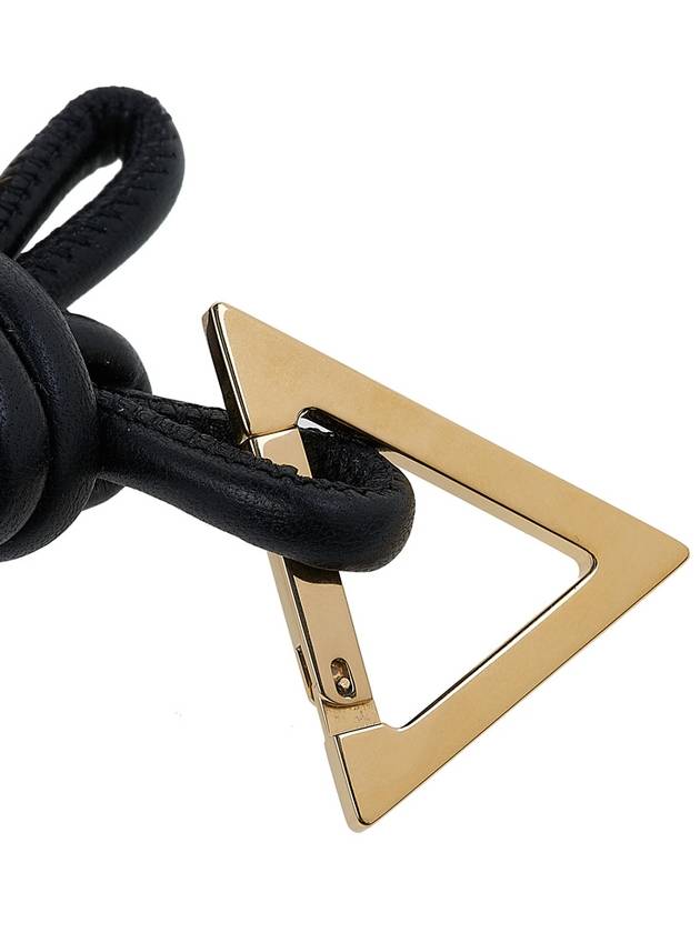 Triangle Nappa Key Holder Black - BOTTEGA VENETA - BALAAN 8