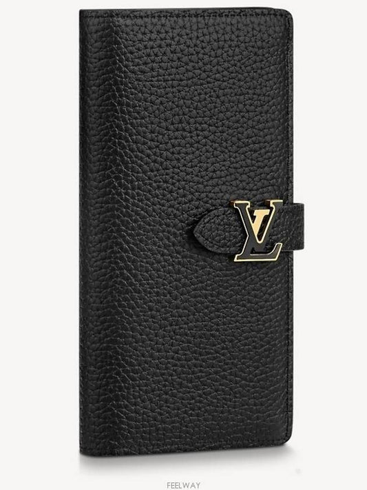 LV Vertical Long Wallet Black - LOUIS VUITTON - BALAAN 2