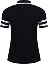 Women's Moira Polo Shirt Black - J.LINDEBERG - BALAAN 4