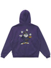 Wiz Collection Wizard Henry Neck Hoodie PURPLE - MALBON GOLF - BALAAN 2