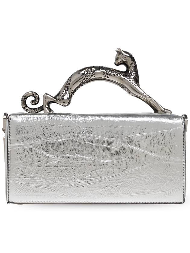 Lanvin Handbag 'Pencil Cat Nano', Women's, Silver - LANVIN - BALAAN 3