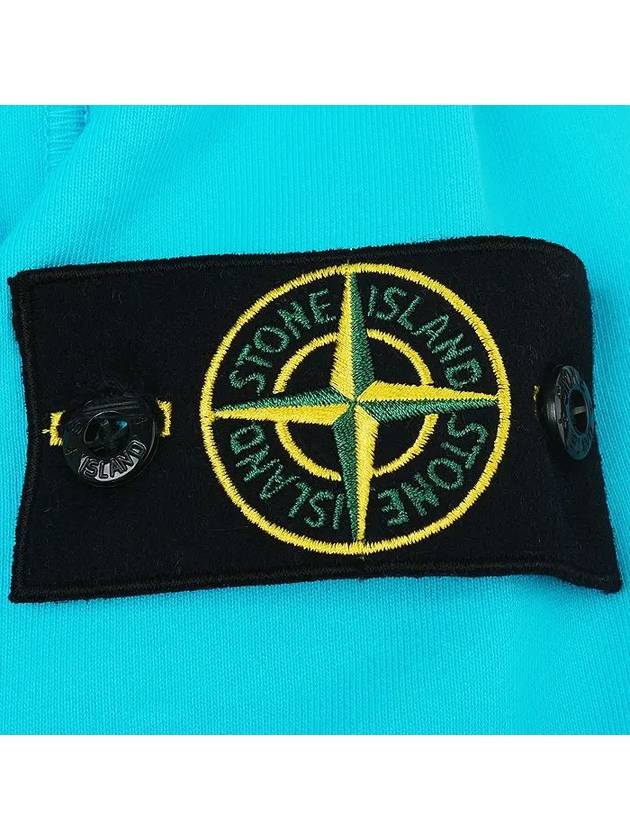 Wappen Patch Crew Neck Sweatshirt Turquoise - STONE ISLAND - BALAAN 5