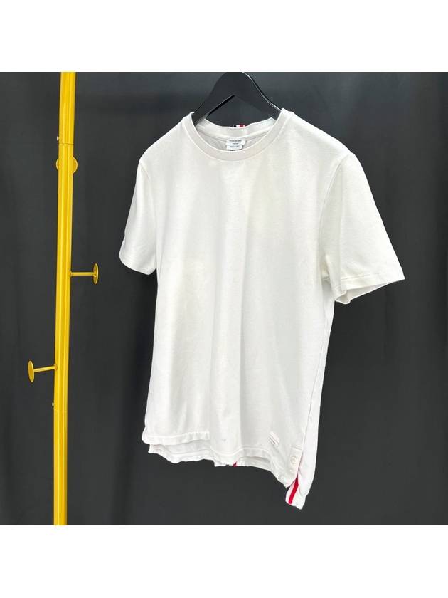 Baeksamseon short sleeve t shirt white size 3 - THOM BROWNE - BALAAN 3