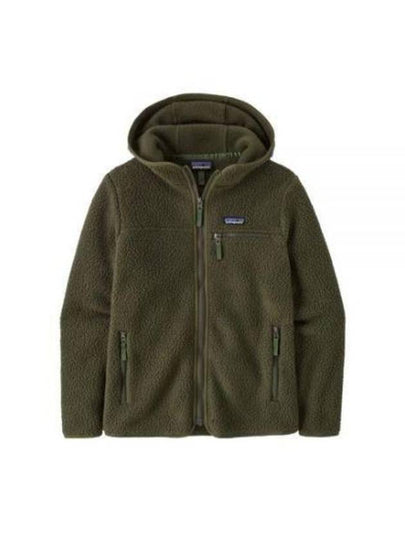 Retro Pile Hooded Jacket Green - PATAGONIA - BALAAN 2