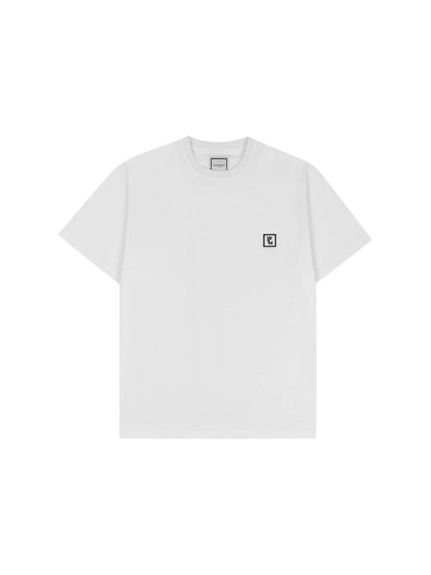 Cotton Back Logo Short Sleeve T-Shirt White - WOOYOUNGMI - BALAAN 1