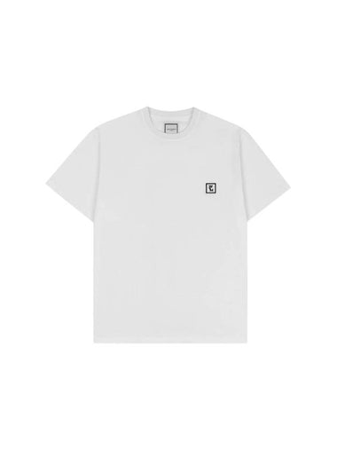 Cotton Back Logo Short Sleeve T-Shirt White - WOOYOUNGMI - BALAAN 1