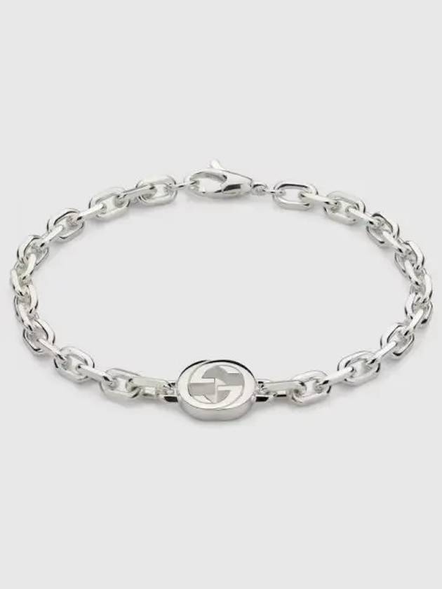 Interlocking G Chain Bracelet Silver - GUCCI - BALAAN 2