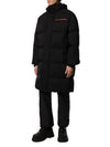 Logo Light Re-Nylon Down Padded Jacket Black - PRADA - BALAAN 1