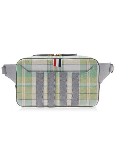 4-Bar Stripe Belt Bag Light Green - THOM BROWNE - BALAAN 2