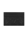 Monogram Double Card Wallet Black - LOUIS VUITTON - BALAAN 4