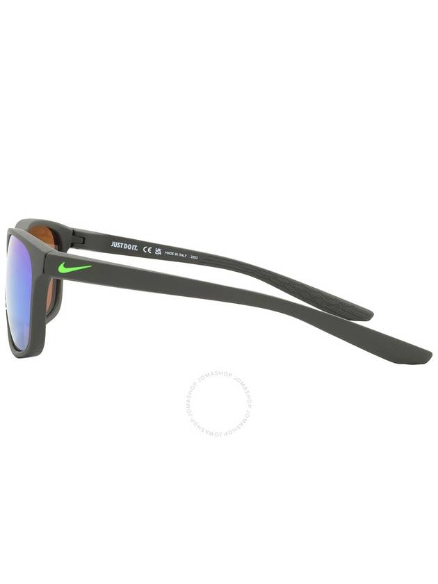 Nike Green Mirror Rectangular Unisex Sunglasses ENDURE M MI CW4650 355 59 - NIKE - BALAAN 4